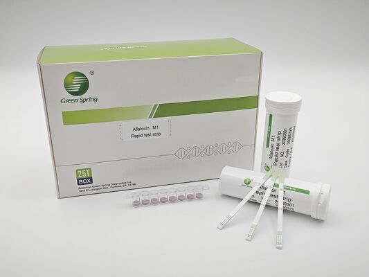 China LSY-20038 Aflatoxins M1 Rapid Test Strips 96 test/kit m1 screening for dairy safety result in 8 minutes supplier