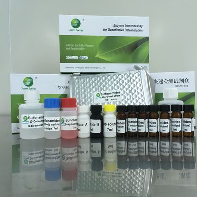 China LSY-10002 Food Safety diagnostic Nitrofuran (AOZ) ELISA test kit for fish, shrimp, honey, egg, feed supplier