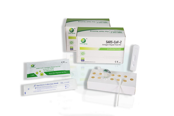 Green Spring SARS-C0V-2 Antigen Rapid Test Kit 4in1 Professional use  self-testing use supplier