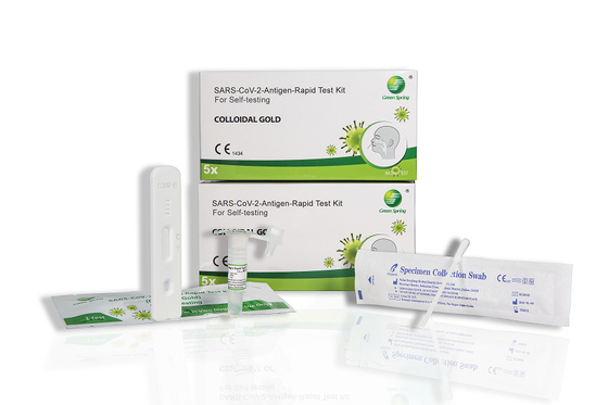 Green Spring SARS-C0V-2 Antigen Rapid Test Kit 4in1 Professional use  self-testing use supplier