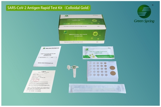Green Spring SARS-C0V-2 Antigen Rapid Test Kit 4in1 Professional use  self-testing use supplier