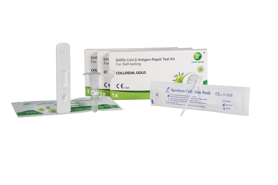 Green Spring SARS-C0V-2 Antigen Rapid Test Kit 4in1 Professional use  self-testing use supplier