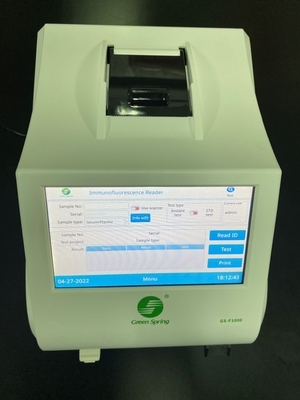 Green Spring Fluorescent Immunoanalyzer Model：GS-F1000 supplier