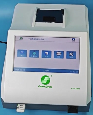 GS-F1000 Desktop Fluorescence Immunoassay Analyzer based on fluorescence immunochromatography in the field of food safety testing. supplier